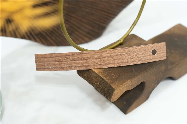 Brown And White Wood Grain PVC Edge Banding