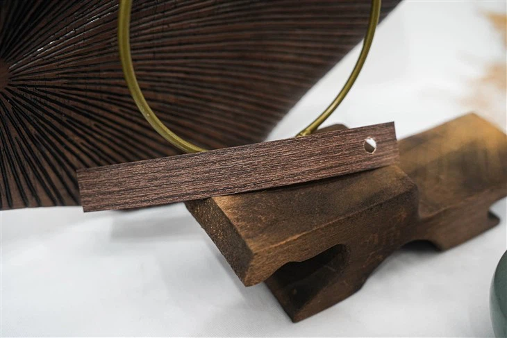 Dark Brown Wood Grain